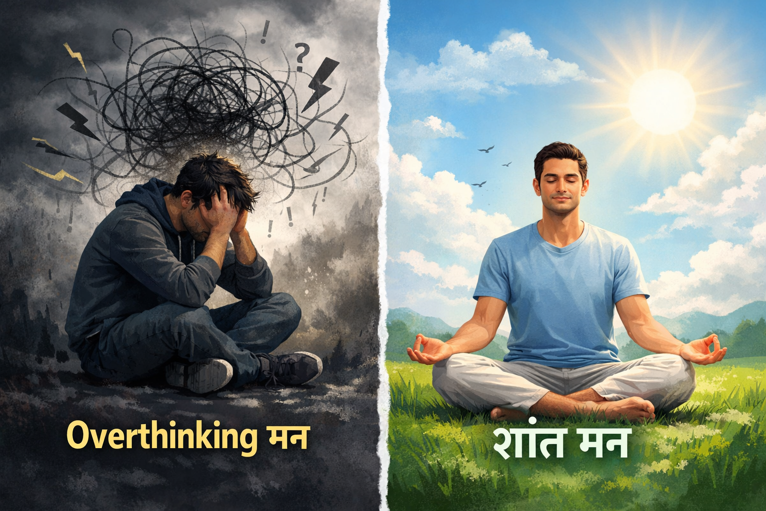 सतत overthinking मुळे अस्वस्थ मन – मराठी मानसिक आरोग्य लेख
